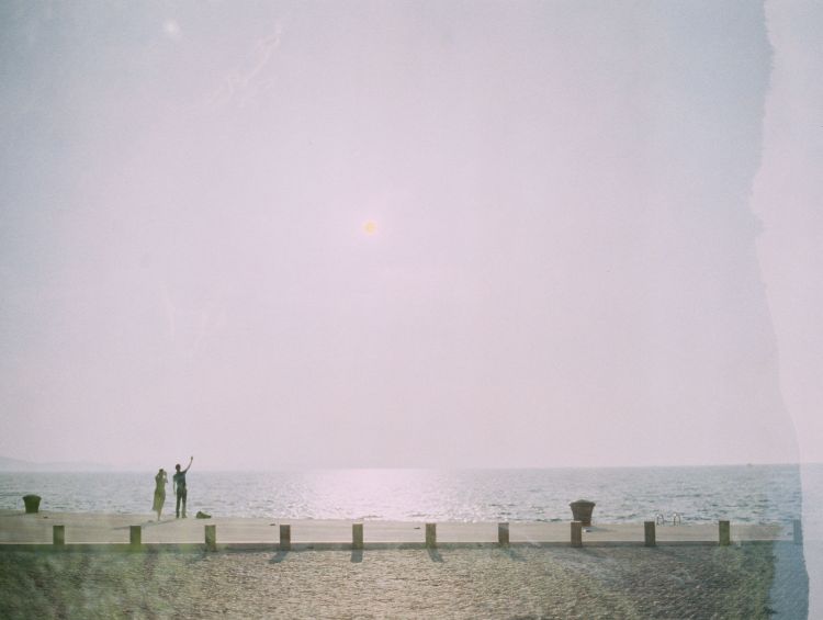 Couple on the boardwalk